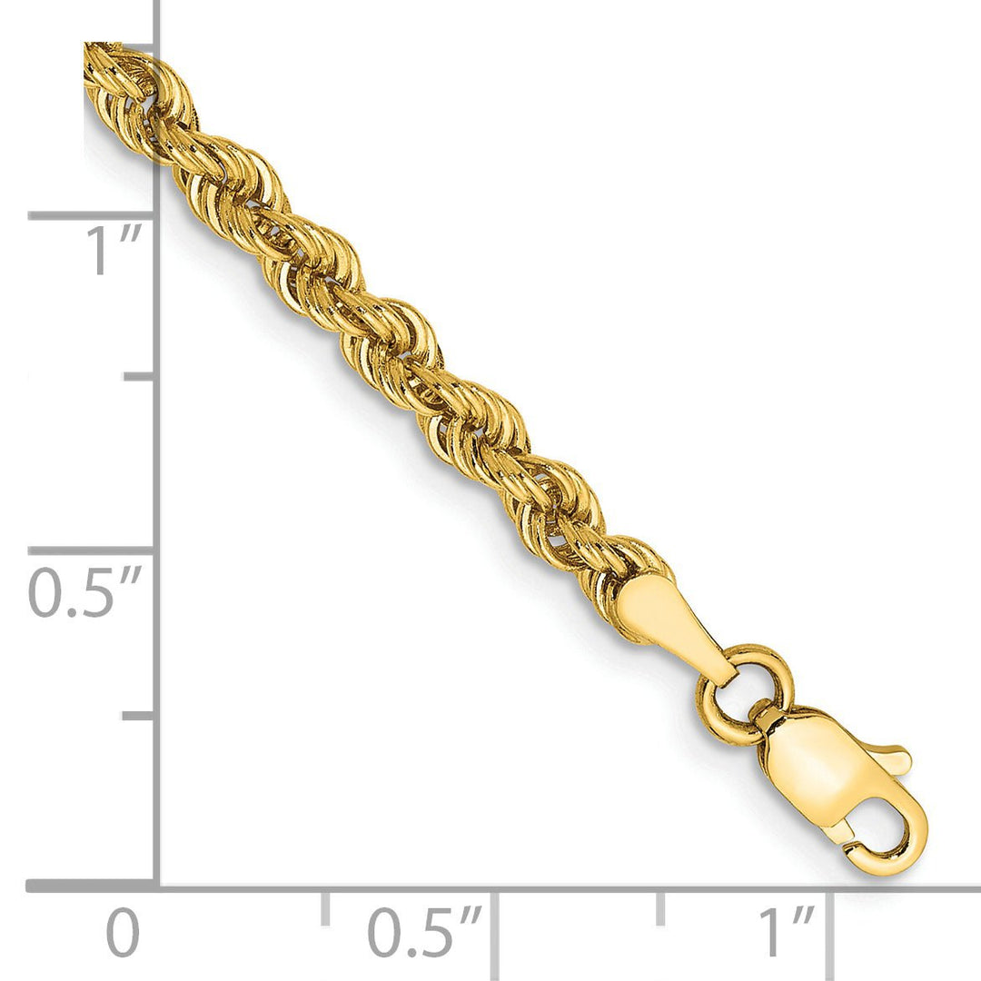 14k Rope Chain Bracelet - Saki Diamonds, LLC.