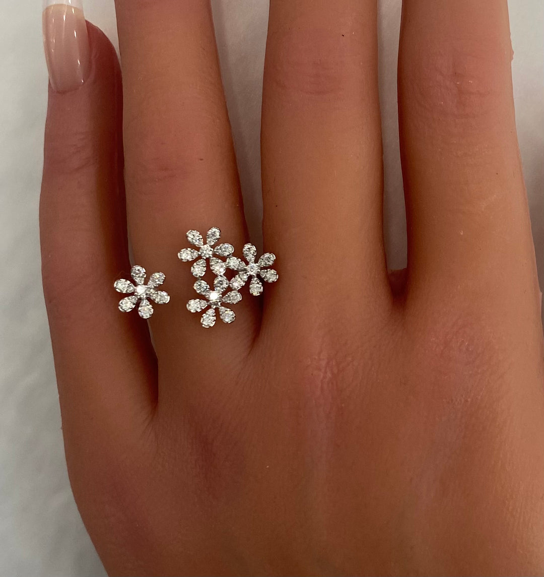 Floral Diamond Ring