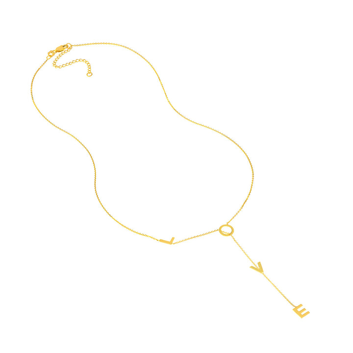 Adjustable Love Drop Necklace