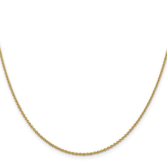 14k 1.4mm Forzantine Cable Chain