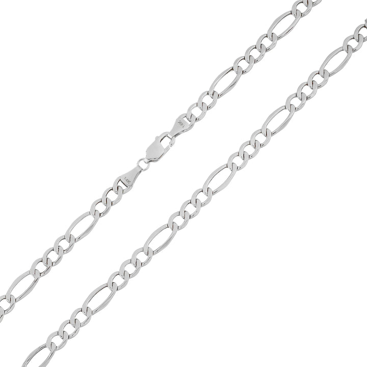 White Gold Figaro Link Chain