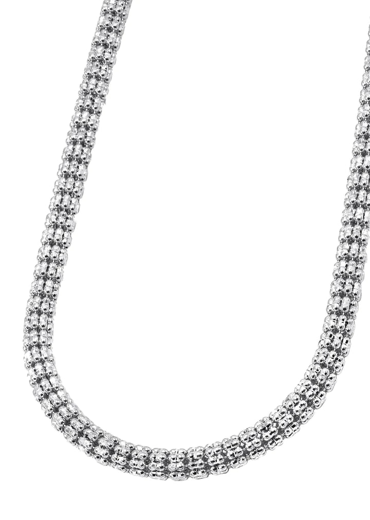 White Gold Ice Chain