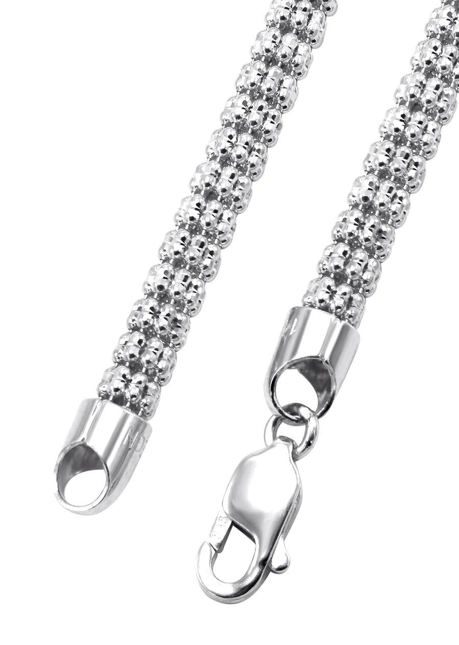 White Gold Ice Chain