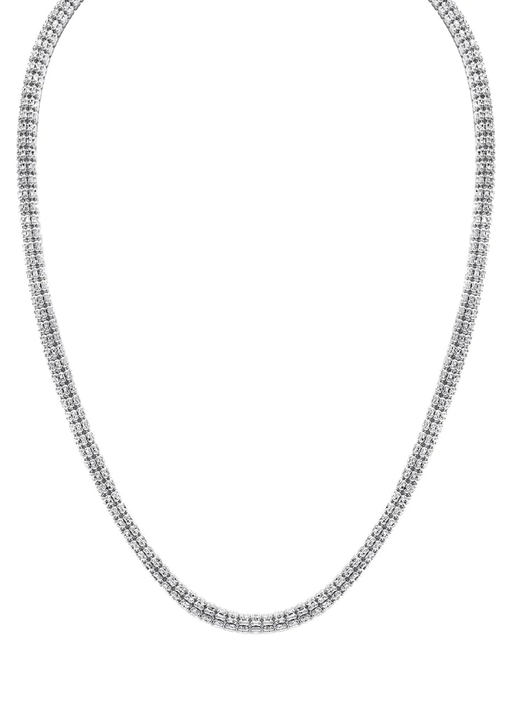 White Gold Ice Chain