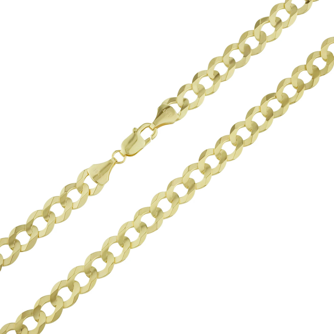 Yellow Gold Curb Link Chain