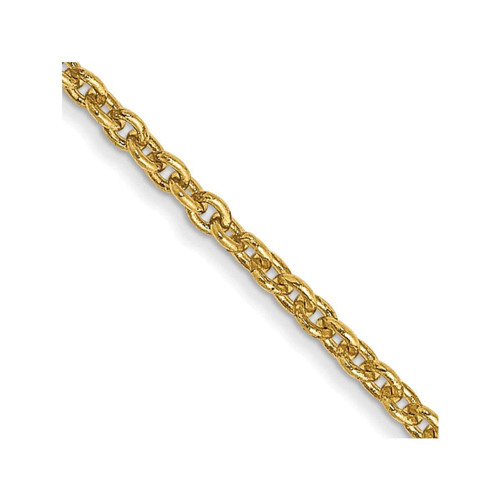 14k 1.4mm Forzantine Cable Chain - Saki Diamonds, LLC.