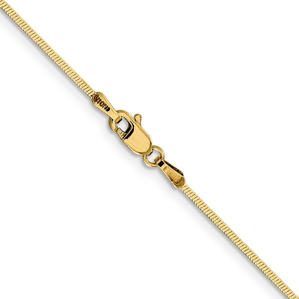 14k 1.4mm Octagonal Snake Chain - Saki Diamonds, LLC.