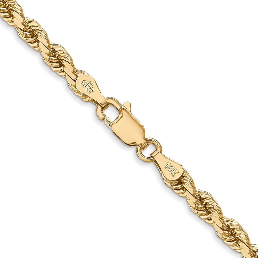 14k 4mm D/C Rope with Lobster Clasp Chain - Saki Diamonds, LLC.