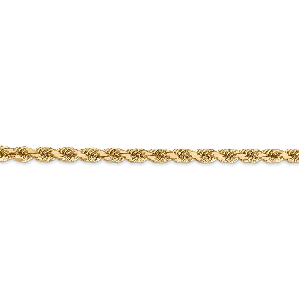 14k 4mm D/C Rope with Lobster Clasp Chain - Saki Diamonds, LLC.