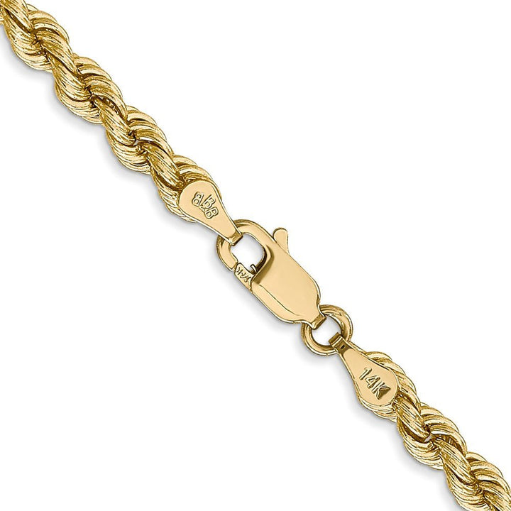 14k 4mm Regular Rope Chain - Saki Diamonds, LLC.