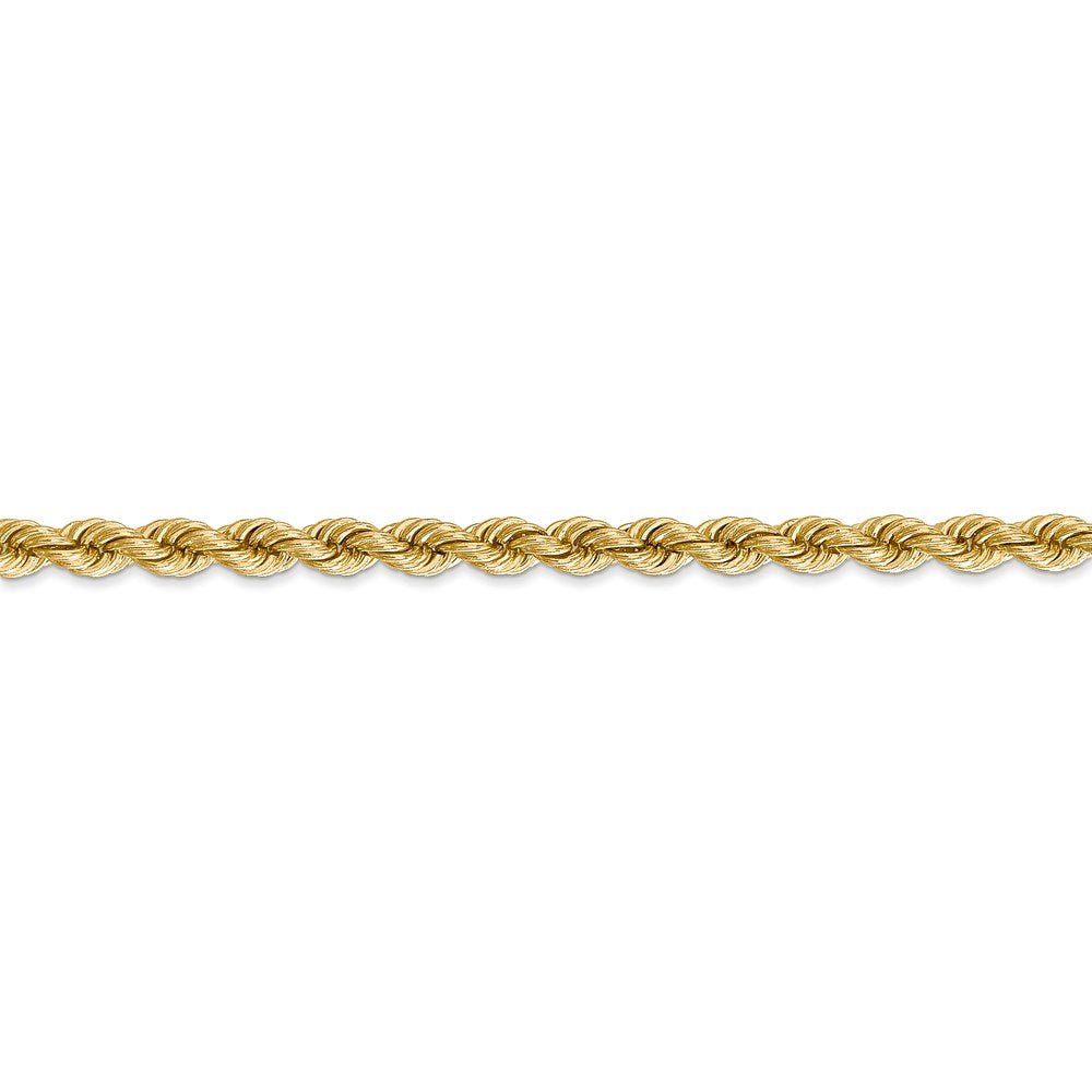 14k 4mm Regular Rope Chain - Saki Diamonds, LLC.