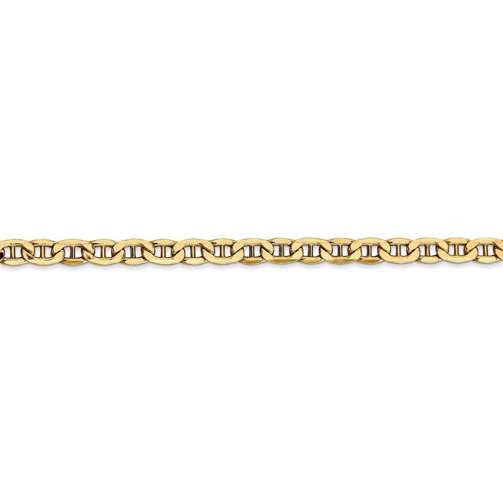 14k 4mm Semi-Solid Anchor Chain - Saki Diamonds, LLC.