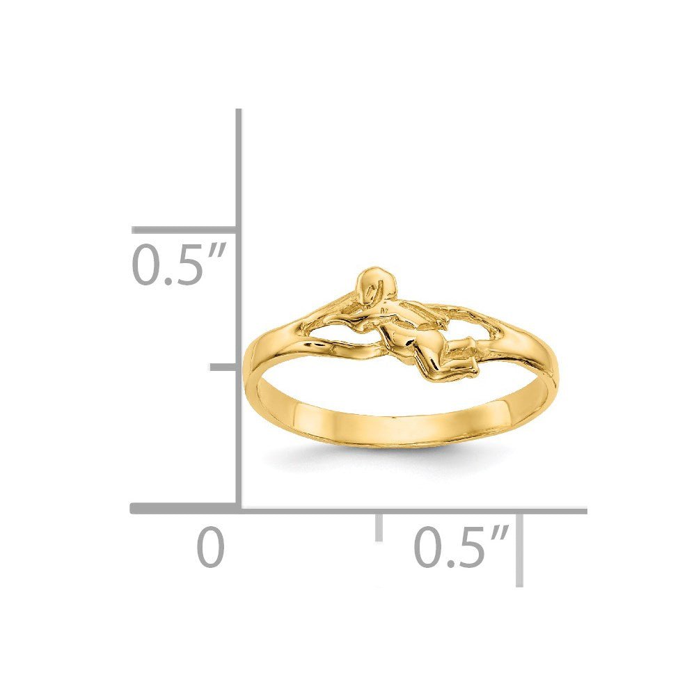 14k Angel Baby Ring - Saki Diamonds, LLC.