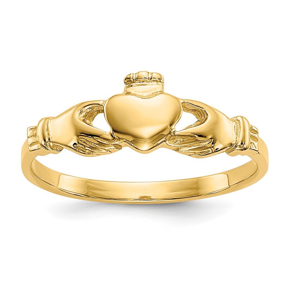 14k Claddagh Baby Ring - Saki Diamonds, LLC.