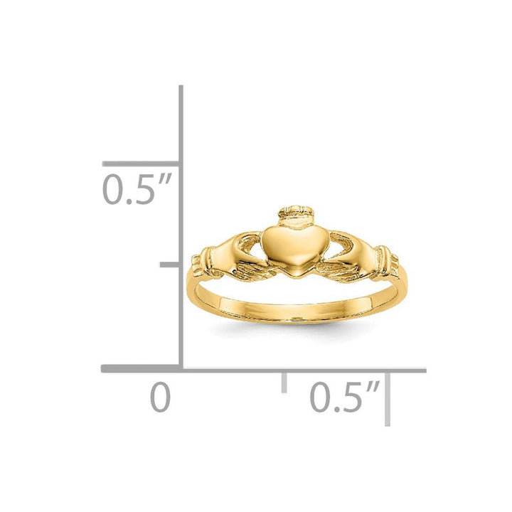 14k Claddagh Baby Ring - Saki Diamonds, LLC.