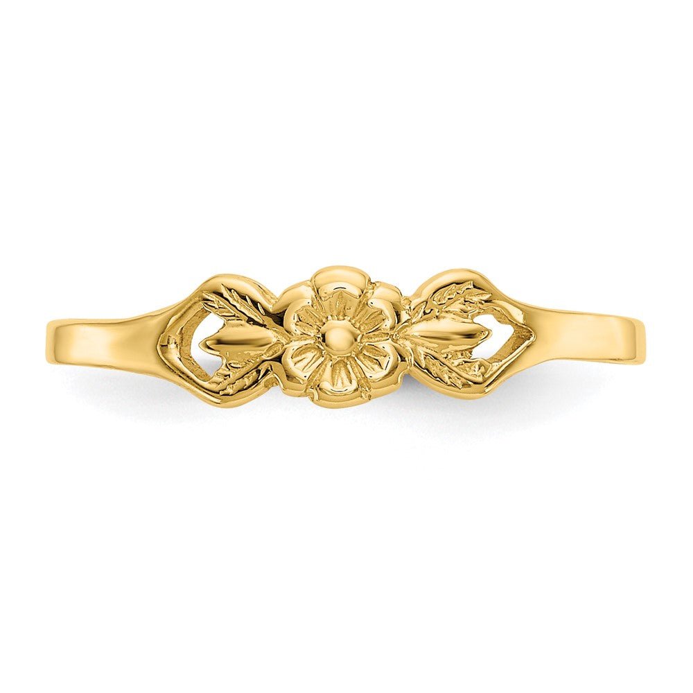 14K Flower Baby Ring - Saki Diamonds, LLC.