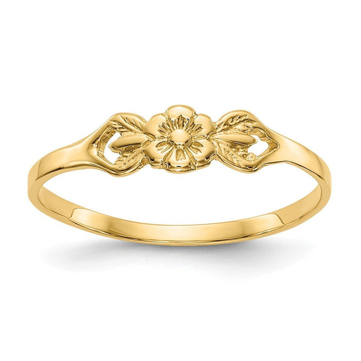 14K Flower Baby Ring - Saki Diamonds, LLC.