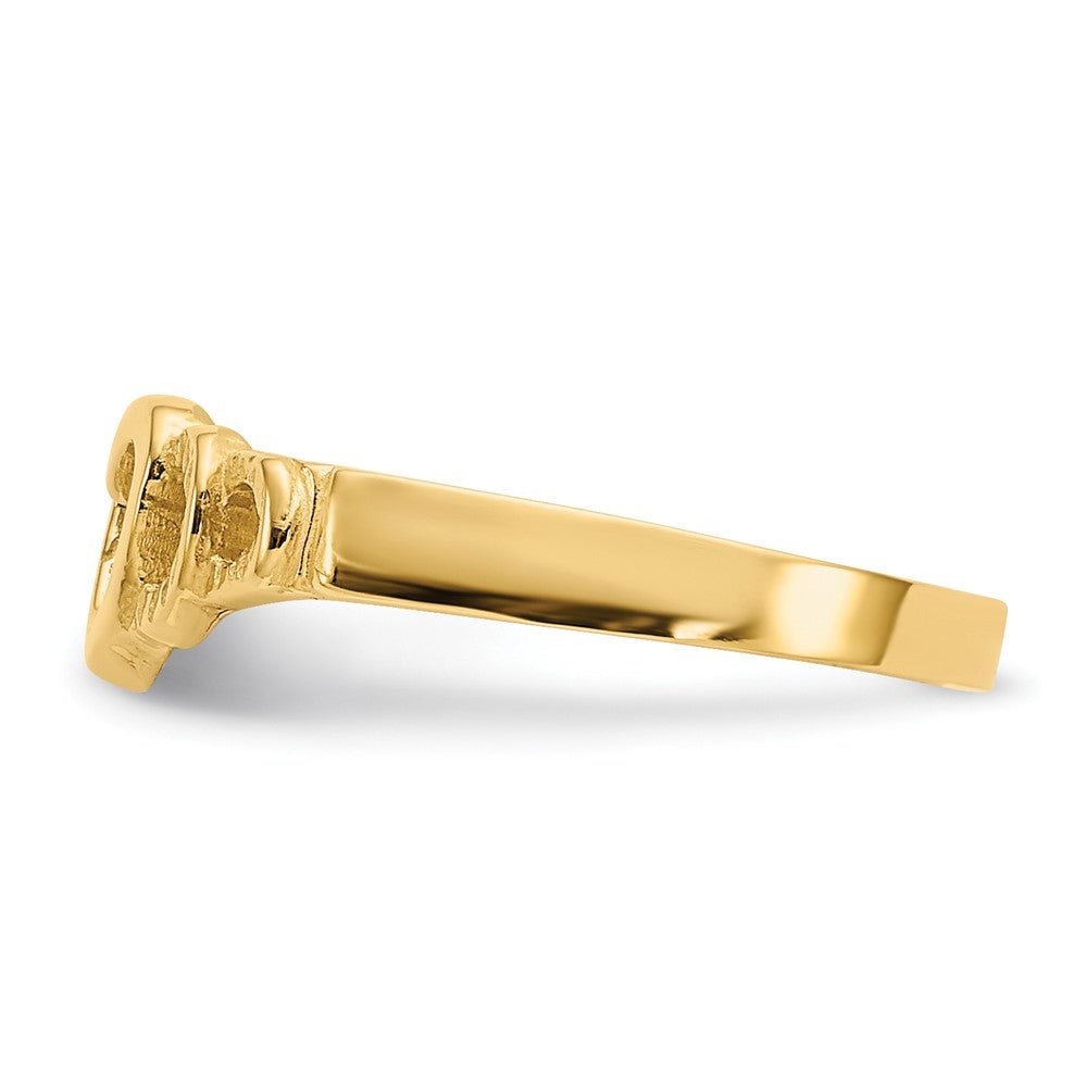 14k Heart Baby Ring - Saki Diamonds, LLC.