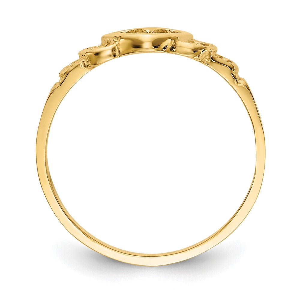 14k Heart Baby Ring - Saki Diamonds, LLC.