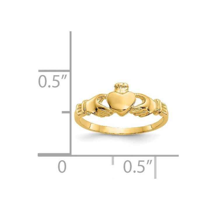 14k Madi K Claddagh Baby Ring - Saki Diamonds, LLC.