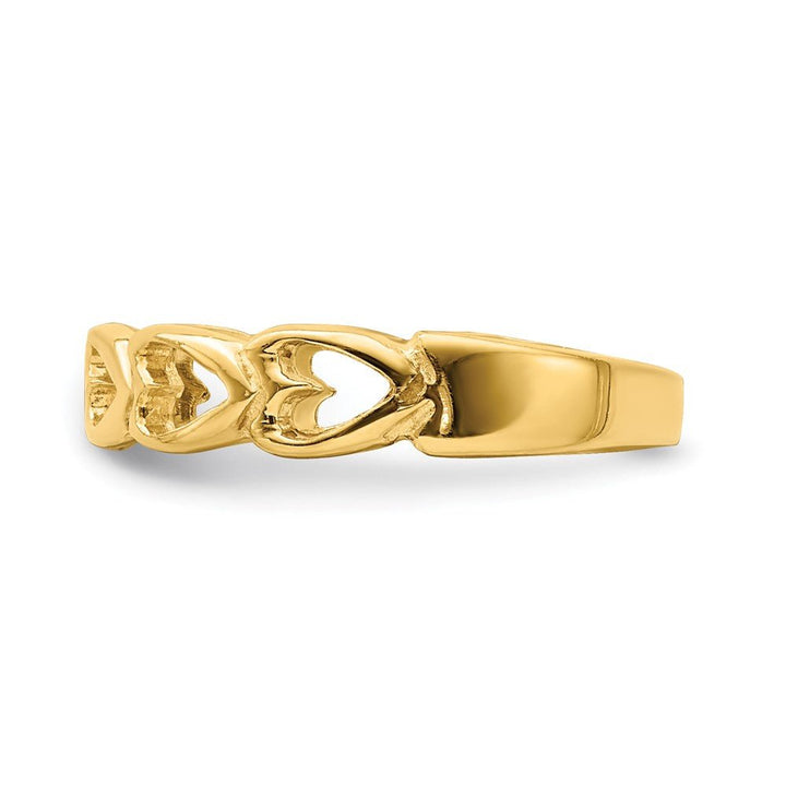 14k Open Hearts Baby Ring - Saki Diamonds, LLC.