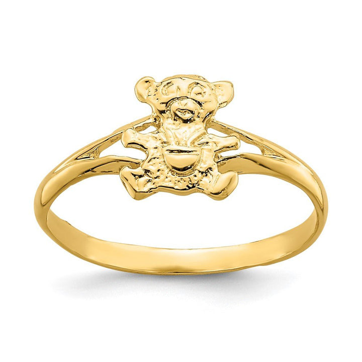 14k Teddy Bear Baby Ring - Saki Diamonds, LLC.