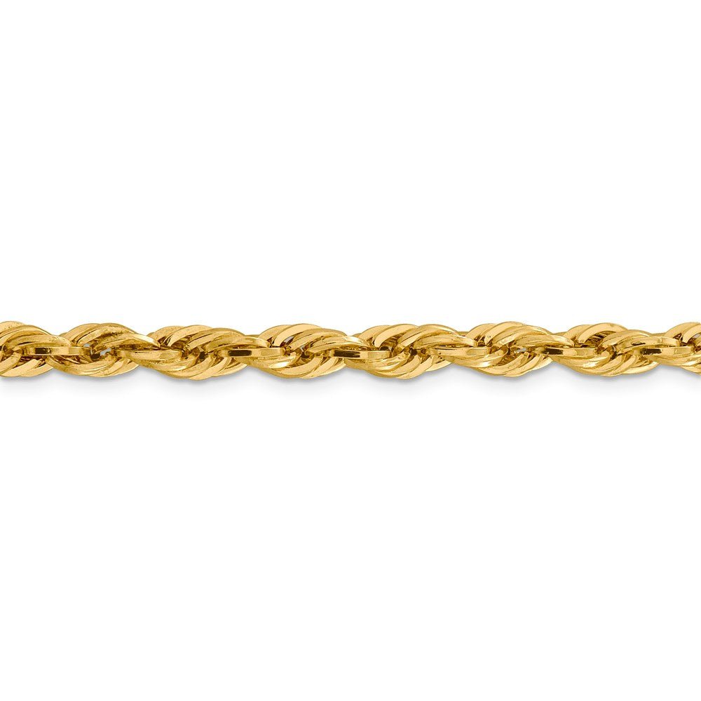 14ky 5.4mm Semi-Solid Rope Chain - Saki Diamonds, LLC.