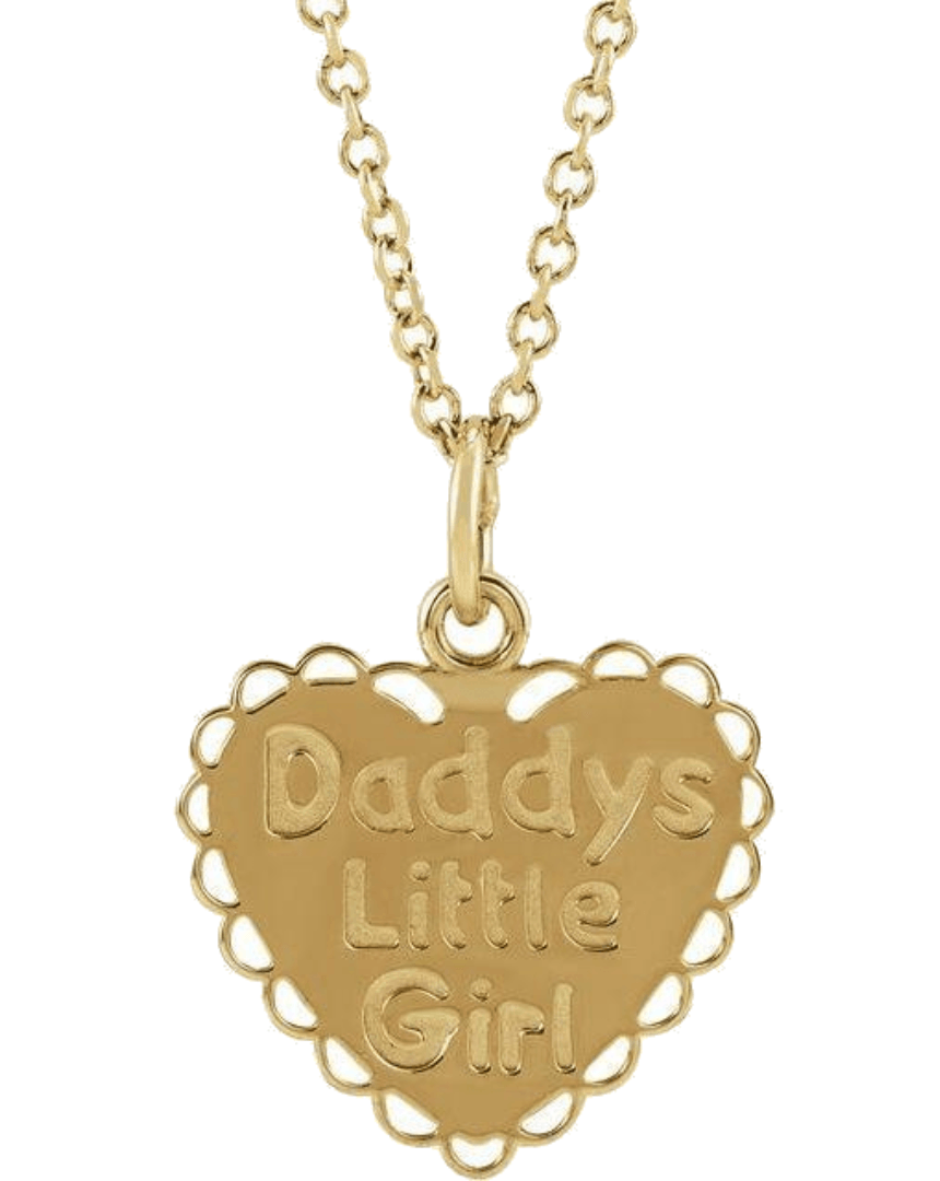 Youth "Daddy's Little Girl" Necklace - Saki Diamonds, LLC.